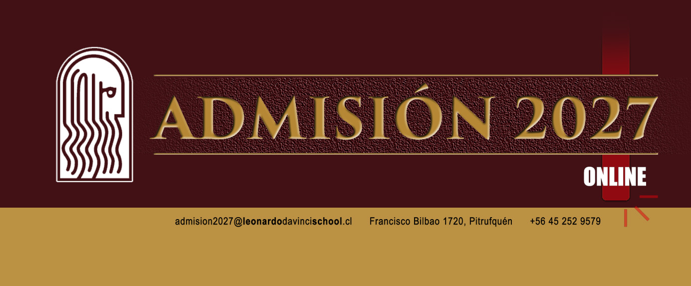 Banner de Admisión 2027 de Leonardo da Vinci School